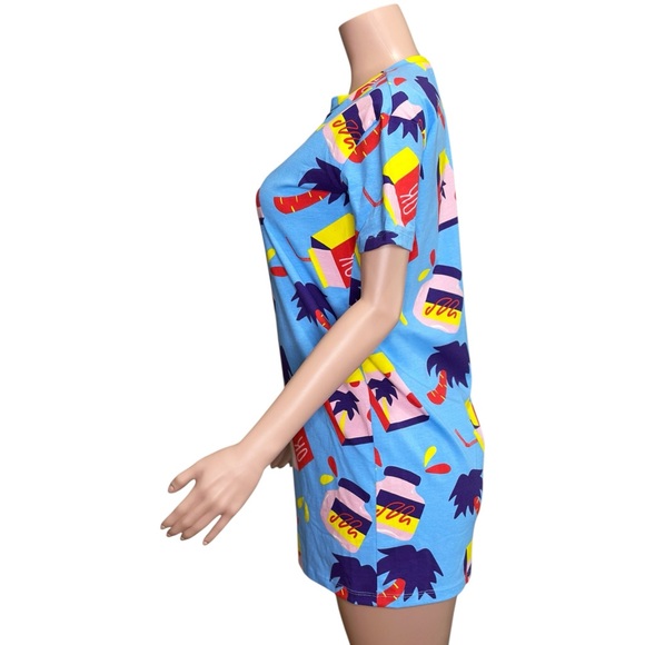 NOOWORKS Tee Dress, Snack Print, XS - Picture 6 of 13